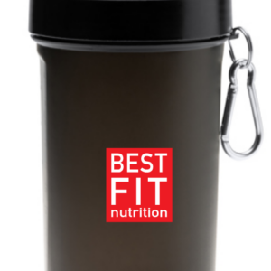 Shaker fitness "Best Fit" de 700 ml,  din plastic cu agitator metalic